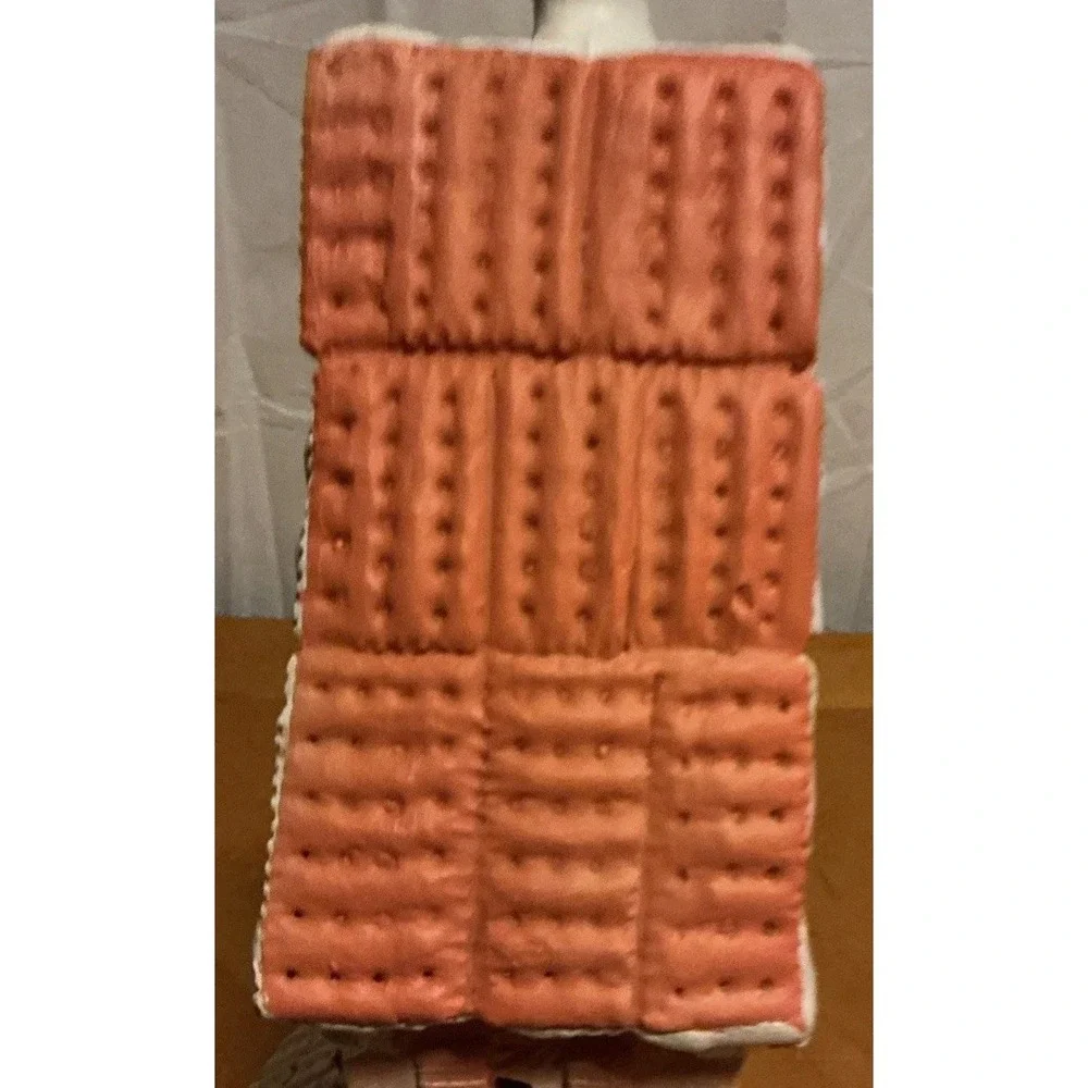 Halloween Gingerbread Pink Pastel Haunted House with Ghost 13.5 